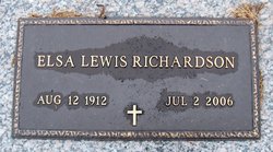 Elsa Leah <I>Lewis</I> Richardson 