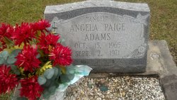 Angelia <I>Paige</I> Adams 