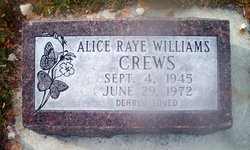 Alice Raye <I>Williams</I> Crews 