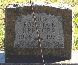 Rosetta Emmaline <I>Morgan</I> Brackett - Spencer 