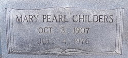 Mary Pearl <I>Ivey</I> Childers 