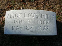 Alice L <I>Love</I> Pitts 