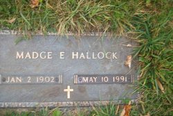 Madge E <I>Stone</I> Hallock 
