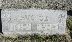 Helen K. <I>Gault</I> Aulick 
