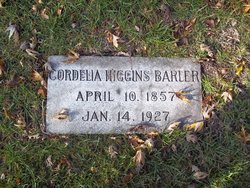 Cordelia Josephine <I>Higgins</I> Barler 