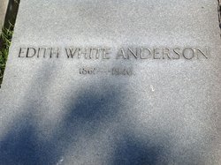 Edith Annie <I>White</I> Anderson 
