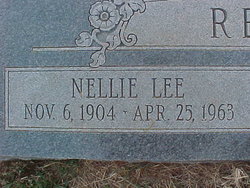 Nellie Lee <I>Windham</I> Reams 