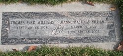 Joanne <I>Hastings</I> Williams 