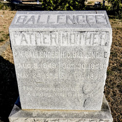 Harriet Catherine <I>Miller</I> Ballengee 