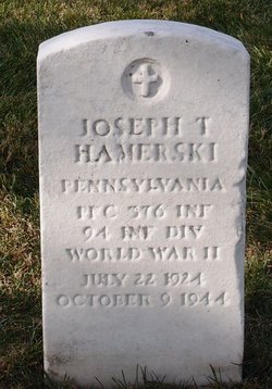 PFC Joseph T Hamerski 