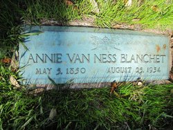 Annie Van Ness <I>Maltby</I> Blanchet 