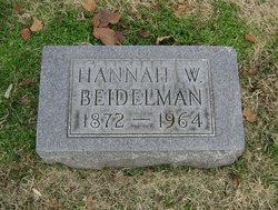 Hannah W. <I>Martin</I> Beidelman 
