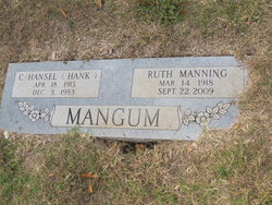 Ruth Lynn <I>Manning</I> Mangum 