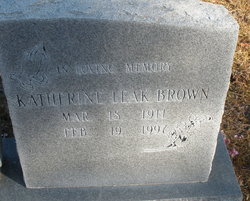 Katherine <I>Leak</I> Brown 