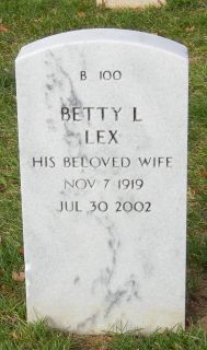 Betty Lee <I>Braden</I> Lex 