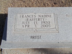 Frances Nadine <I>Rafferty</I> Mills 