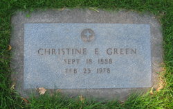 Christine E <I>Nelson</I> Green 