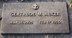 Gertrude M <I>Robbing</I> Auker 