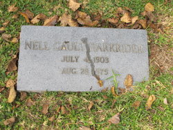 Frances Nellie <I>Gault</I> Harkrider 