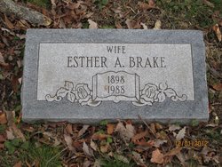 Esther A. <I>Abel</I> Brake 