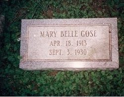 Mary Belle <I>King</I> Gose 