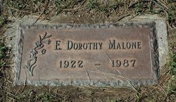 Elizabeth Dorothy <I>Koch</I> Malone 