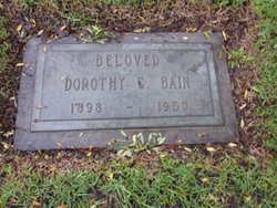 Dorothy Grace <I>Thomas</I> Bain 