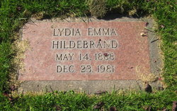 Lydia Emma Hildebrand 