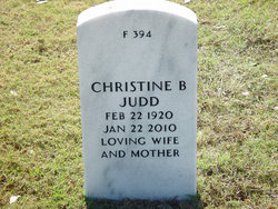 Christine <I>Billings</I> Judd 