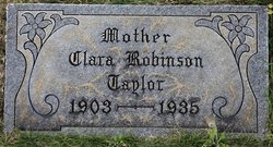 Clara Mae <I>Robinson</I> Taylor 