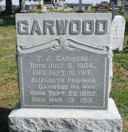 Elizabeth Jane <I>Poorman</I> Garwood 