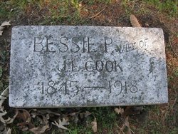 Bessie Philena “Betsy” <I>Johnson</I> Cook 