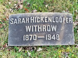 Sarah <I>Hickenlooper</I> Withrow 