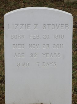 Lizzie Zimmerman <I>Hoover</I> Stover 