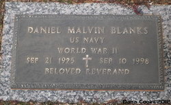 Rev Daniel Malvin Blanks 