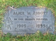 Alyce Margaret “Alice” Abbott 
