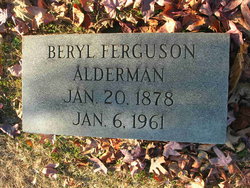 Beryl <I>Ferguson</I> Alderman 