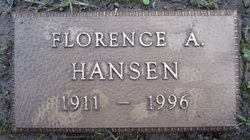 Florence Anita <I>Lehmkuhl</I> Hansen 