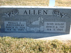 Phyllis Ellen <I>Montgomery</I> Allen 