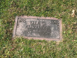 Ella D. <I>Johnson</I> Alexander 