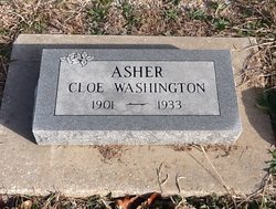 Cloe <I>Washington</I> Asher 