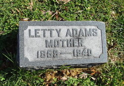 Letty C. <I>Adams</I> Adams 