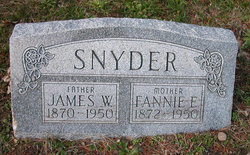 Fannie E <I>Hancock</I> Snyder 