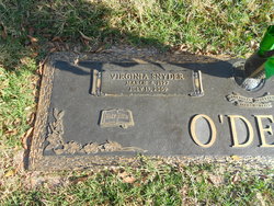Virginia Dale <I>Snyder</I> O'Dell 