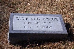 Sadie Ann <I>Strickland</I> Ayscue 
