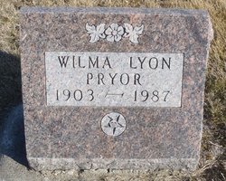 Wilma <I>Lyon</I> Pryor 