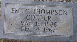 Emily <I>Thompson</I> Cooper 