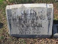 Ethel S. “Queen” <I>Stewart</I> Beckom 