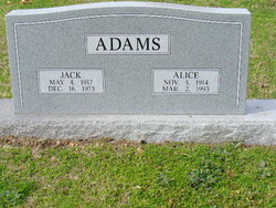 Alice <I>Duncan</I> Adams 