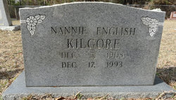 Nannie <I>English</I> Kilgore 